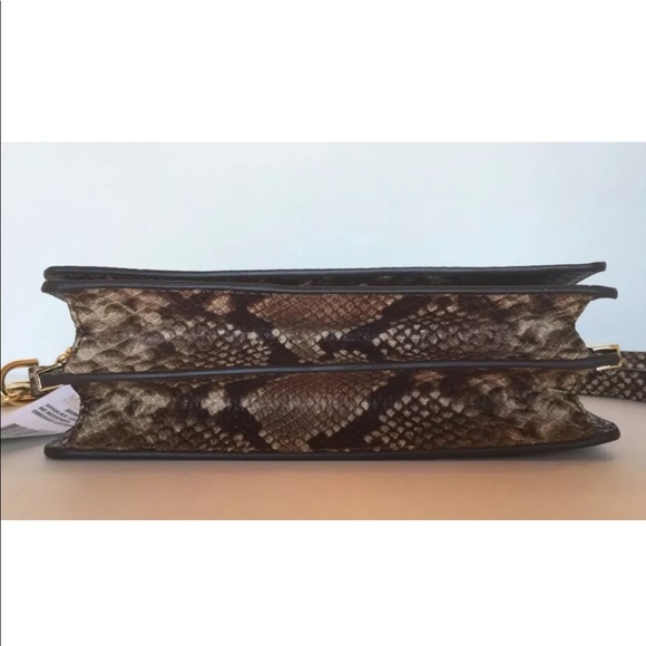 Michael Kors Brinkley Embossed Leather Cross Body - Picture 4 of 5